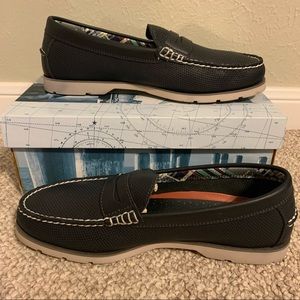 Sperry Top Sider Seafarer Penny Loafer Navy, Sz 10